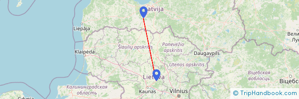 Jonava - Jelgava atstumas | Zemelapis.lt